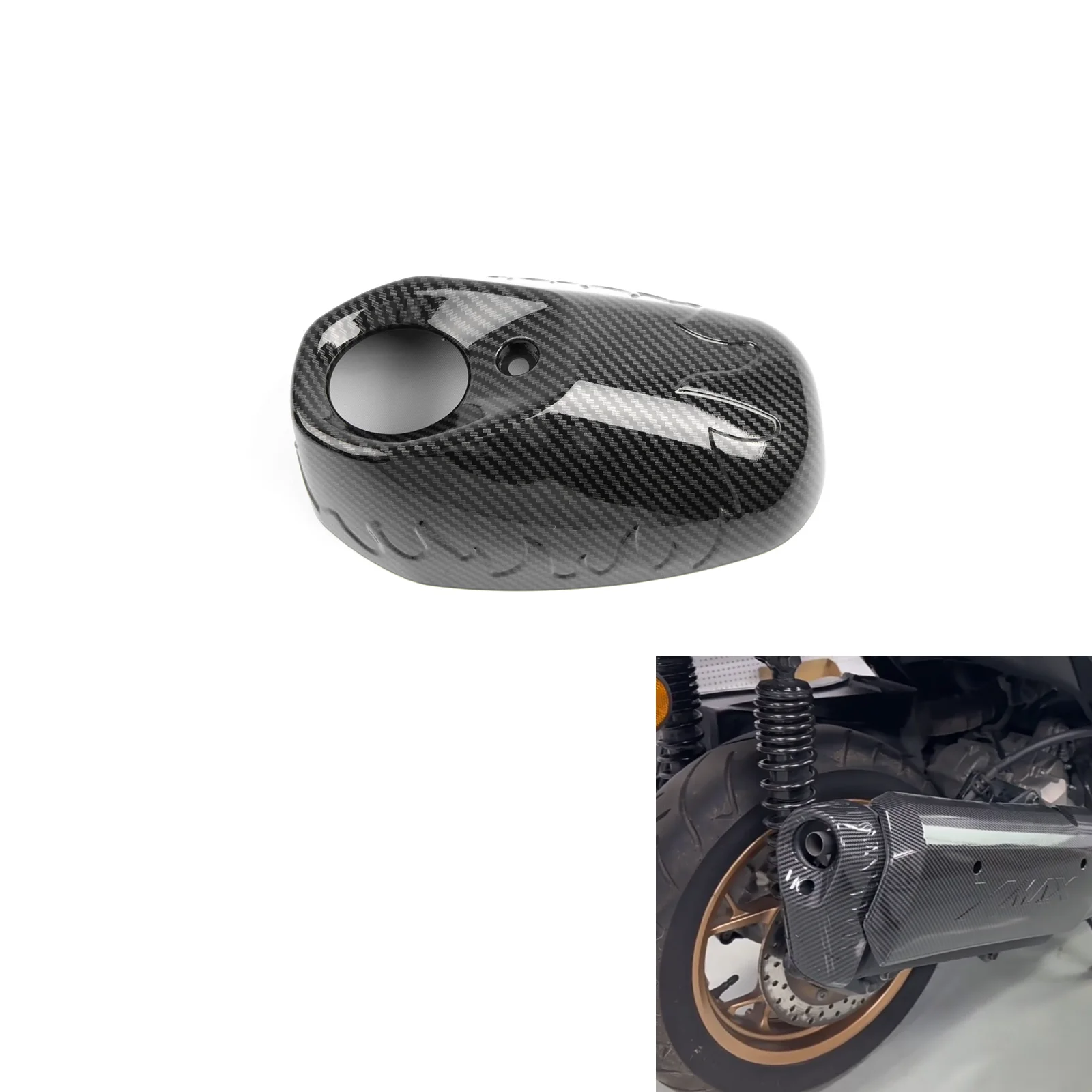

Anti-Scald Muffler Exhaust Pipe Heat Shield for Yamaha XMAX300 2017-2023 Durable Motorcycle Protection Cover Accessories