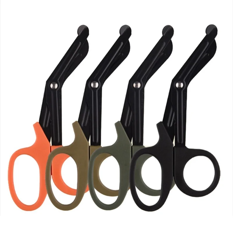 Überleben Rettungssanitäter Medizinische Rettung Schere Trauma Gaze Notfall Erste Hilfe Scher Outdoor Trauma Verband Schere Utility Überleben