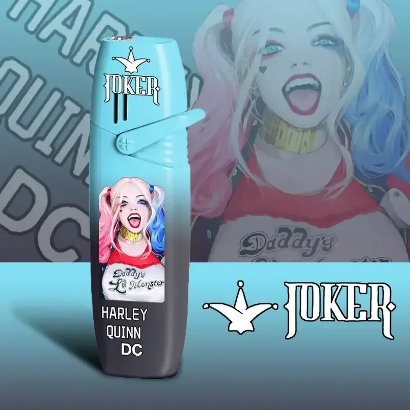 New Cartoon Gradient Rocker Arm Inflatable Lighter Windproof Jet Turbine Torch Portable Lighter for Men and Women Smoking Gifts - Image 4