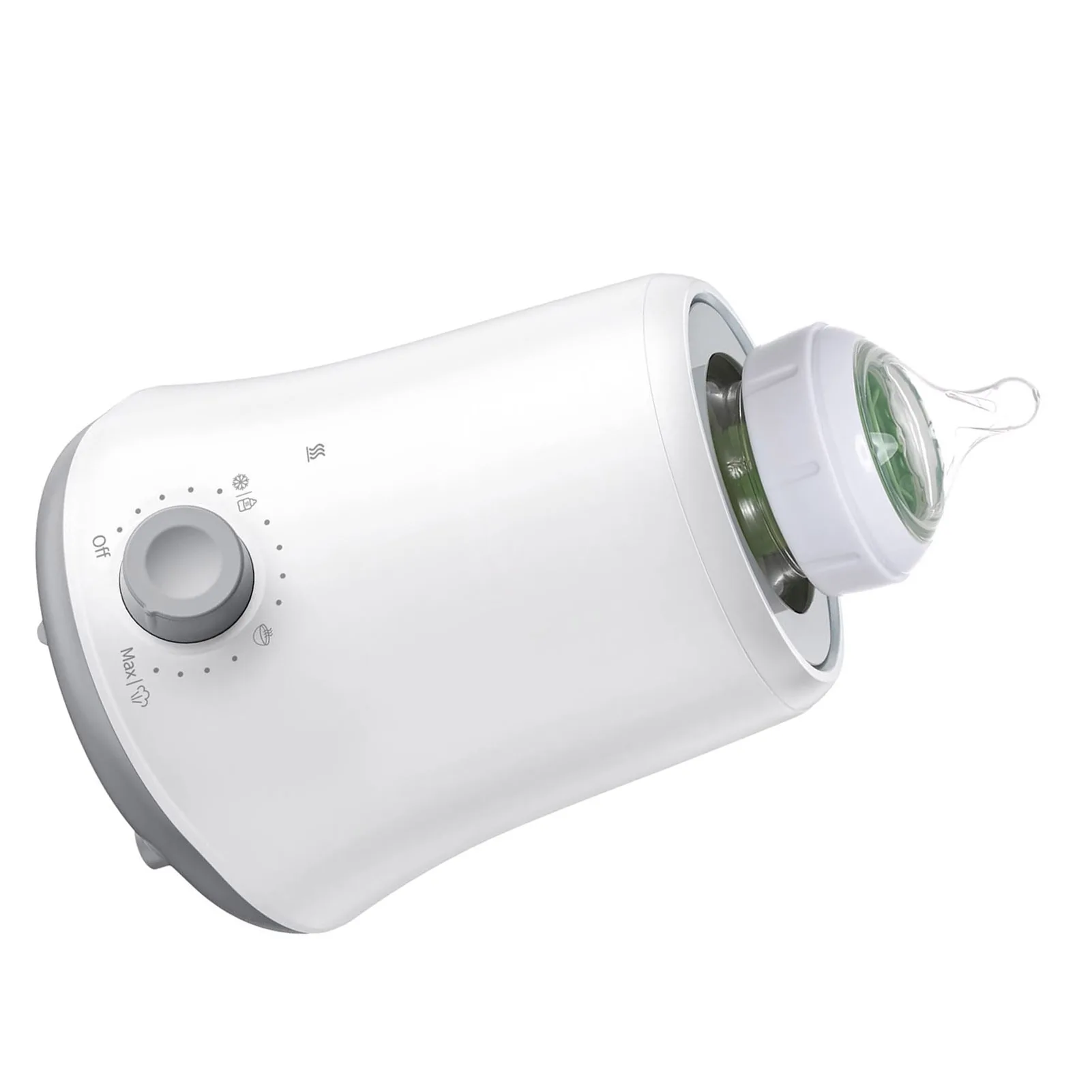 Podgrzewacz do mleka Kisdream, wielofunkcyjny podgrzewacz do butelek dla niemowląt, szybkie nagrzewanie, automatyczne wyłączanie, materiały spożywcze PP i stal nierdzewna, wtyczka US.