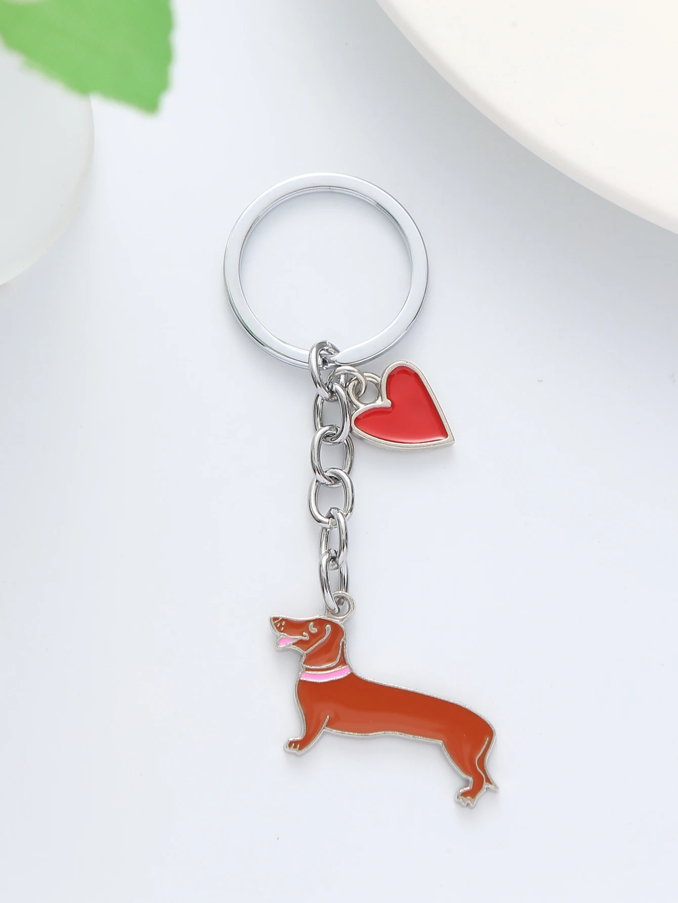 NEW Cute Corgi And Sausage Dog Key Chain For Women Handbag Pendant Keychain Key Ring Man Car Key Holder Charm Jewelry GIFTS