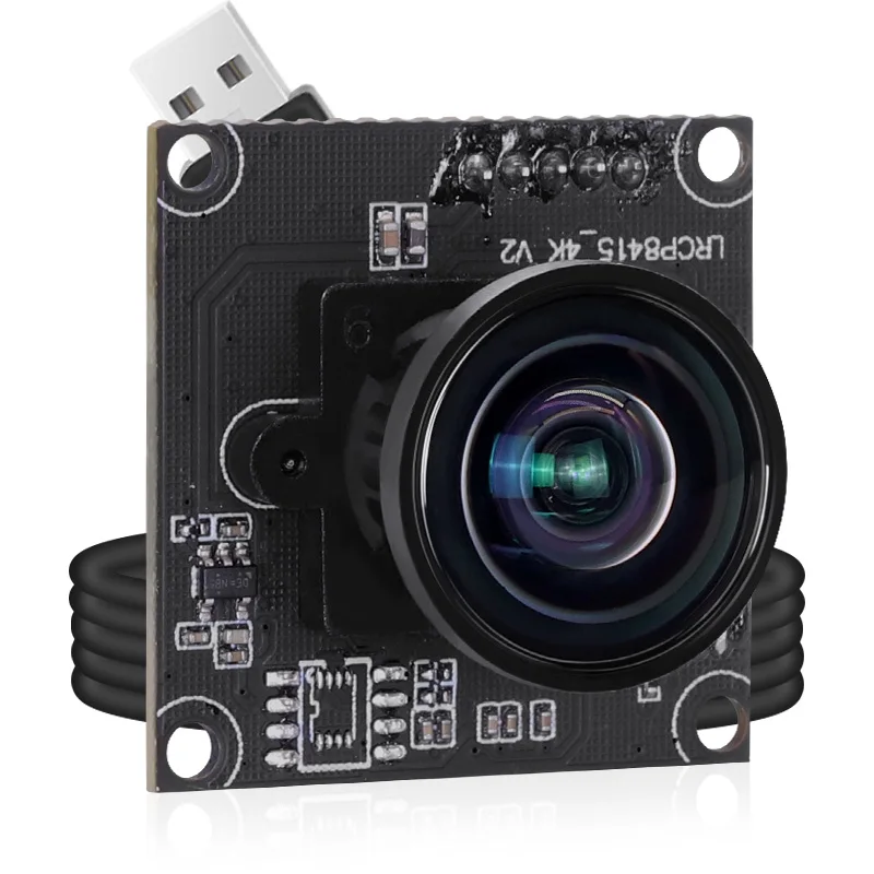 

8MP Imx415 Industrial Camera Module 32x32mm 2.4mm 120Degree Distortionless USB Free 4K UVC Mini HD Camera Camera High Quality