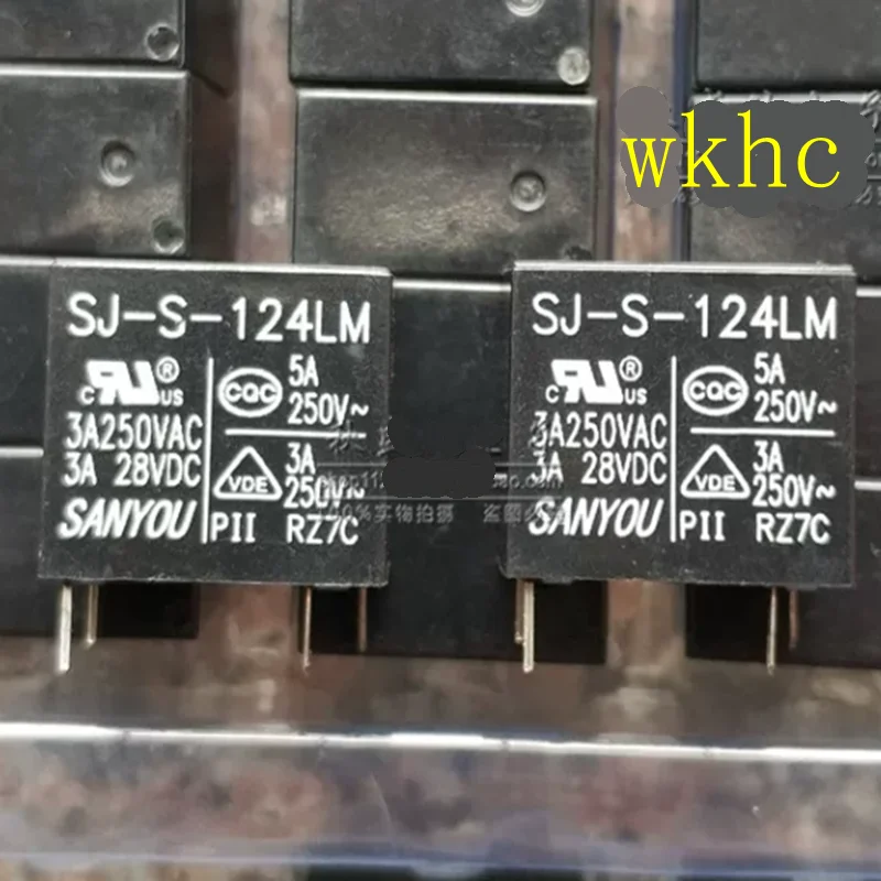 10PCS-50PCS SJ-S-105LM SJ-S-112LM SJ-S-124LM  DIP4 A set of normally open 4-pin 3A 250VAC high-sensitivity