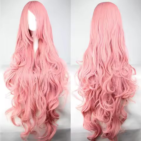 QQXCAIW Nikki Cosplay Anime Infinity Nikki Sweet Pink Lolita Wig Halloween Party Synthetic Wigs for Women
