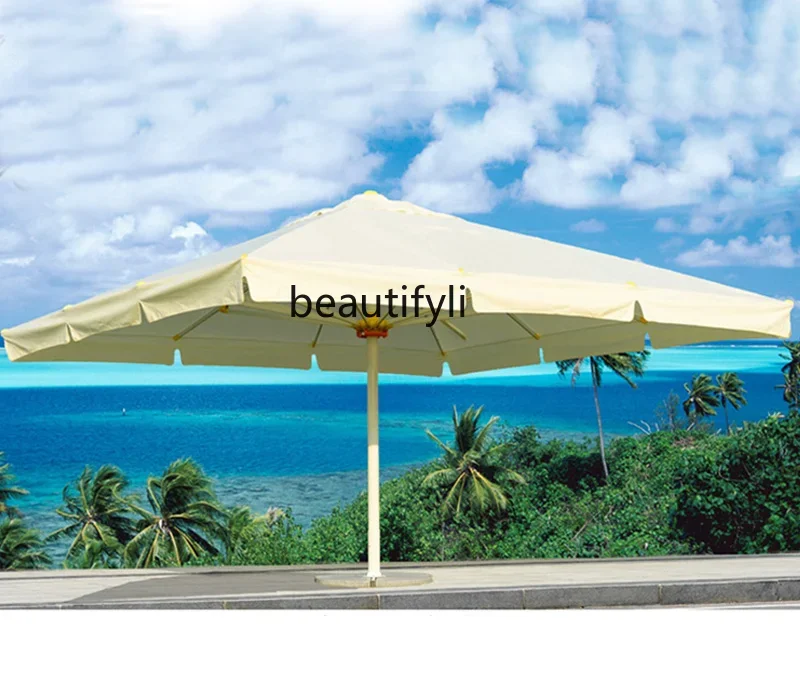 Outdoor Sunshade Patio Umbrella Large Super Large Roman Umbrella Outdoor Coffee Shop Bar Street Commercial Use