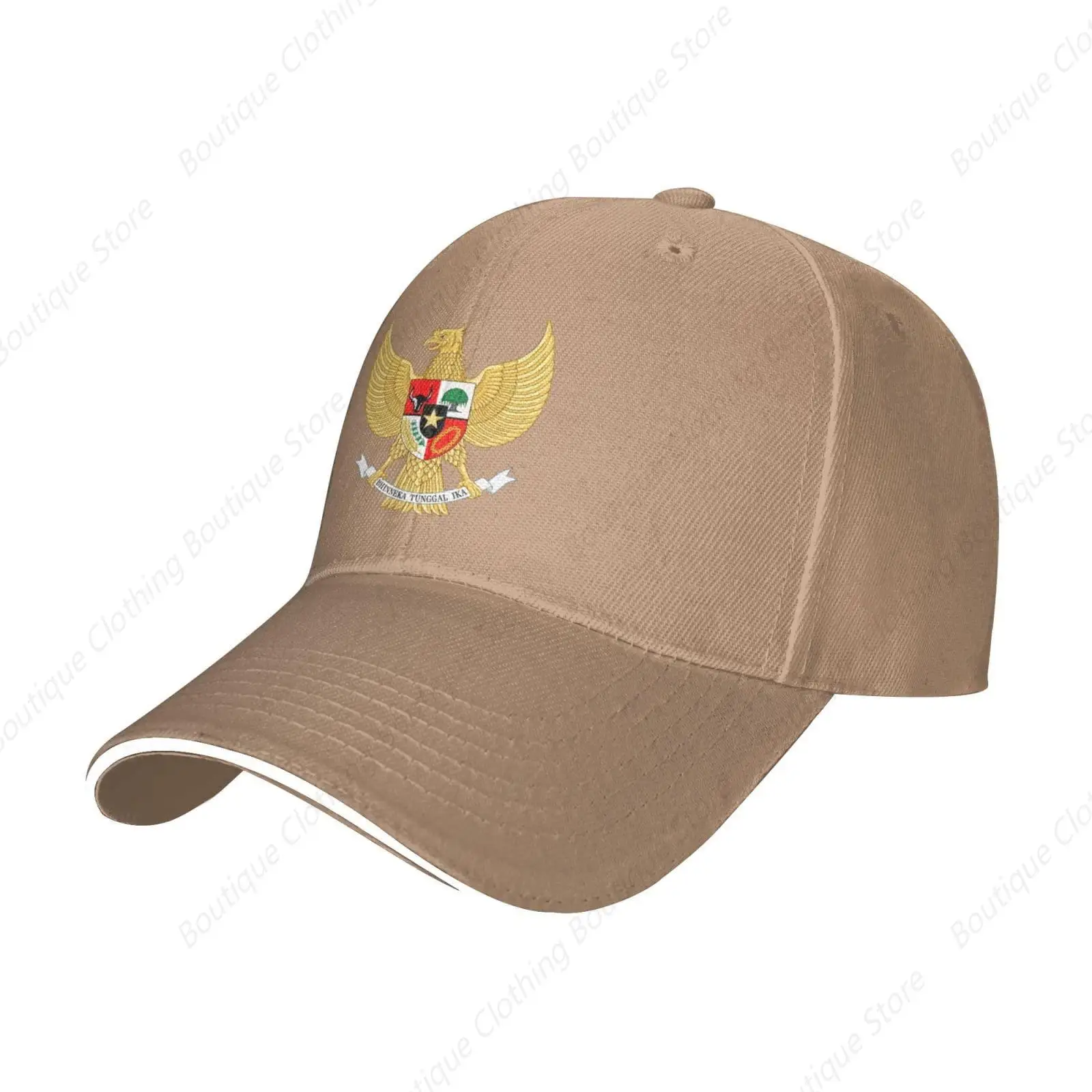 National emblem of Indonesia Garuda Pancasila Baseball Cap Women Men Hats Adjustable Truckers Sun Hat Golf Caps Blue