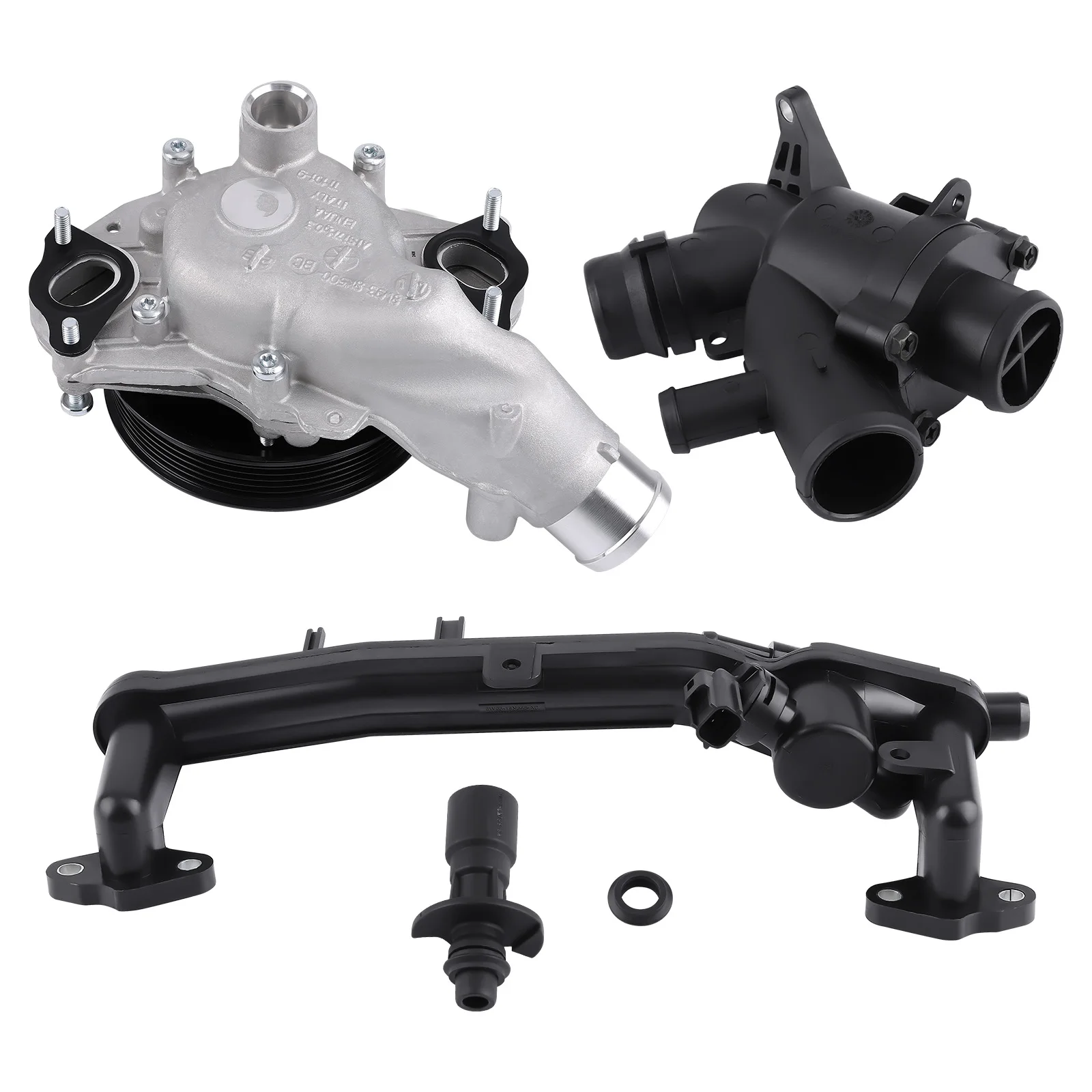 ปั๊มน้ําหล่อเย็นท่อเซนเซอร์เทอร์โมสําหรับ Land Rover LR4 2010-2016 LR 028136