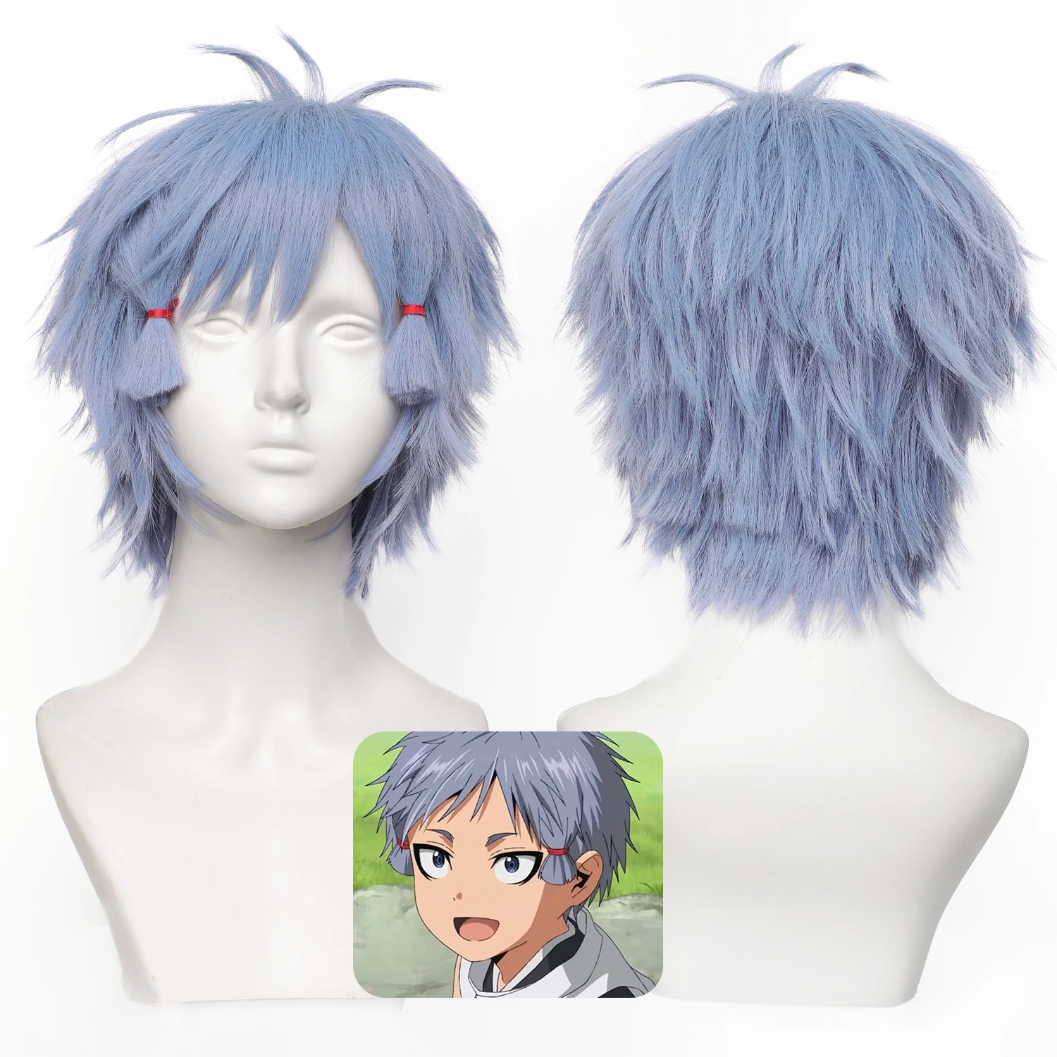 

Парик для косплея Elusive Samurai, аниме-парик Kojiro, аниме-игра, парик для ролевых игр, короткий мужской синтетический парик для аниме-игры, косплей-вечеринка