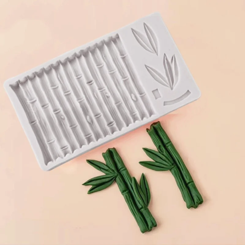 

Bamboo Joint Leaf Silicone Resin Mold Lace Decoration Kitchen Baking Tools For DIY Cake Chocolate Dessert Pastry Fondant Mold