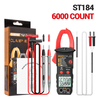 ANENG ST184 Digital Clamp Multimeter Meter 6000 Counts Professional True RMS AC/DC Voltage Current Tester Hz Capacitance Ohm