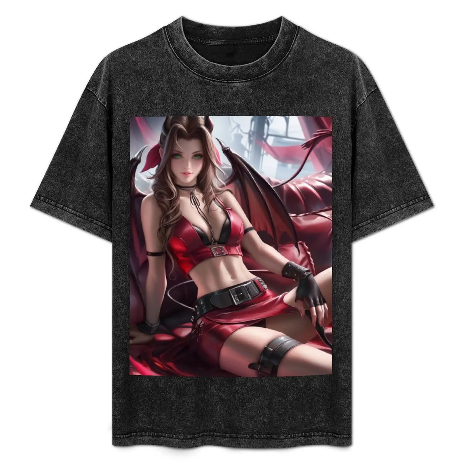 Succubus Aerith T-Shirt vintage t shirts rapper graphic tees men clothing