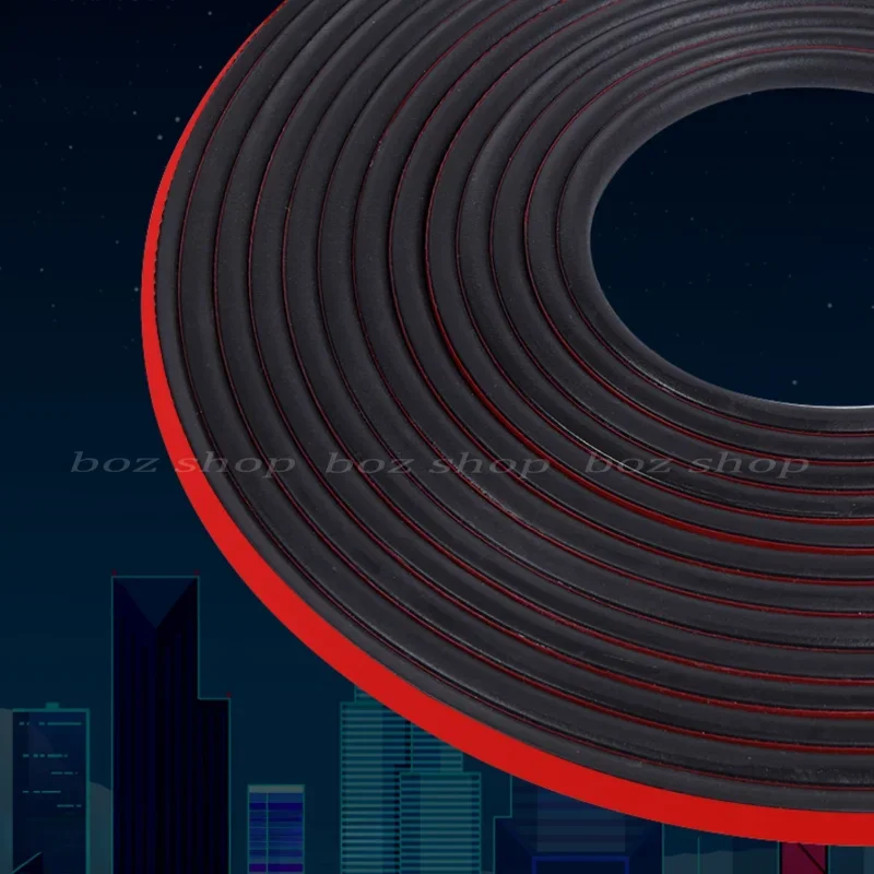 For BYD Dolphin Car Sealing Strip Door Engine Sound Insulation Dustproof Rubber Strip Interior Dust and Noise Car Accessories