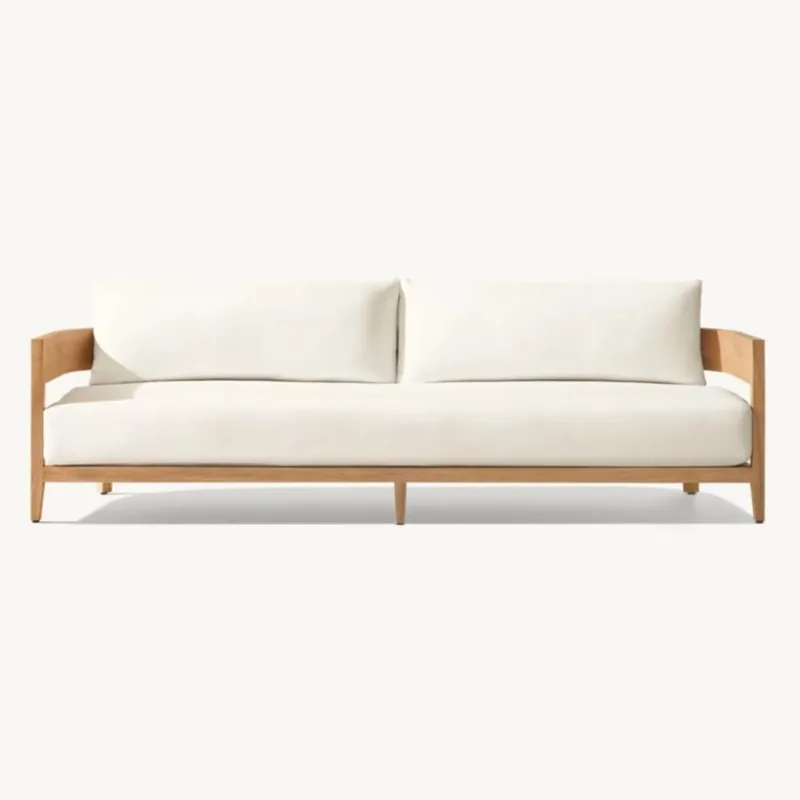 

Садовые диваны для улицы, террасы, балкона, садовая мебель из тикового дерева, диван с подушками