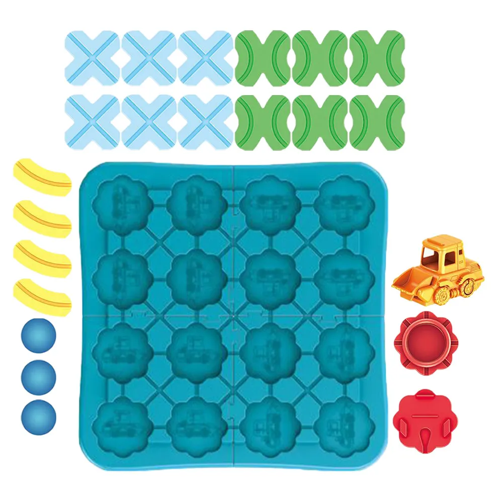

1Set Educational Puzzle Track Set for Kids Ages 2-6 Creative Car Track Playset with Freely Assembly Stimulates Logical Thinking