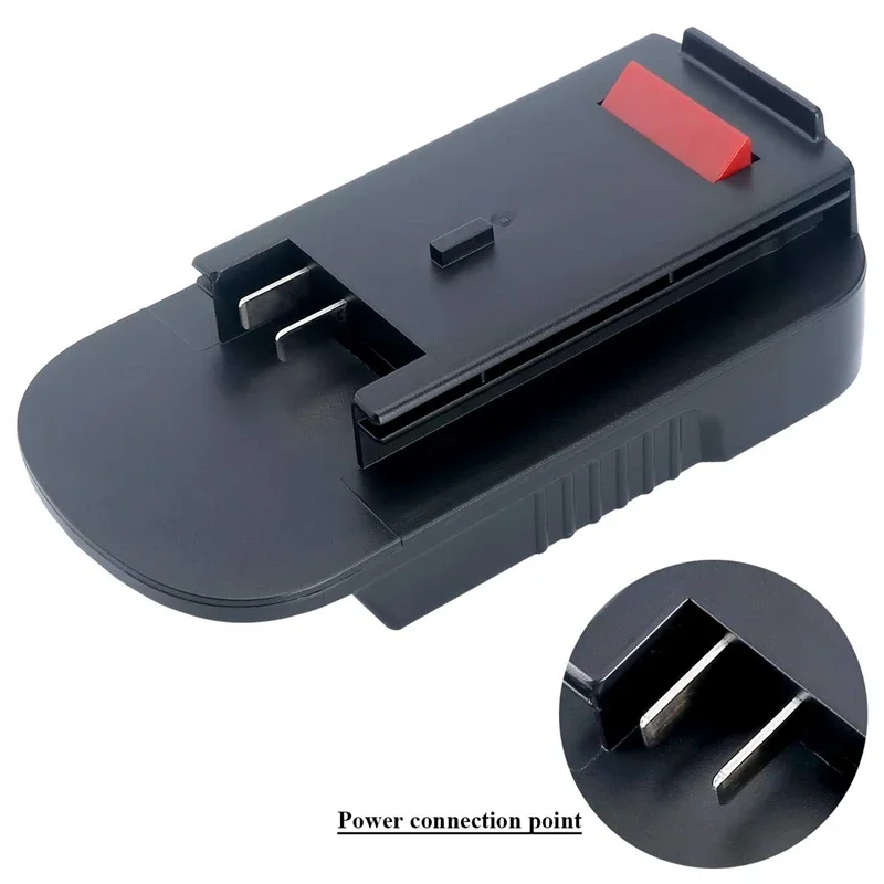 Adaptateur de conversion de batterie au lithium HPA1820 20V, pour Black Decker/Stanley/vitation, câble 20V Max, 18V Ni-Mh