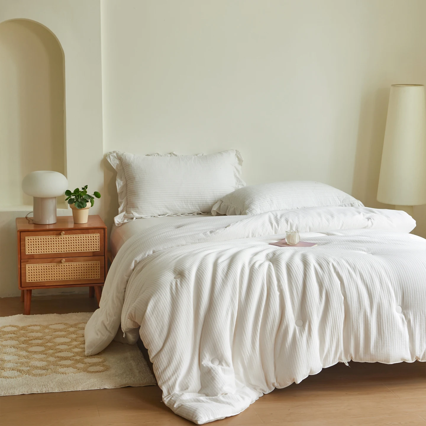 All Season Xinjiang Cotton Comforter Single Air Conditioning Quilt Spring Autumn Winter Cotton Filling Duvet  Dorm Bedding