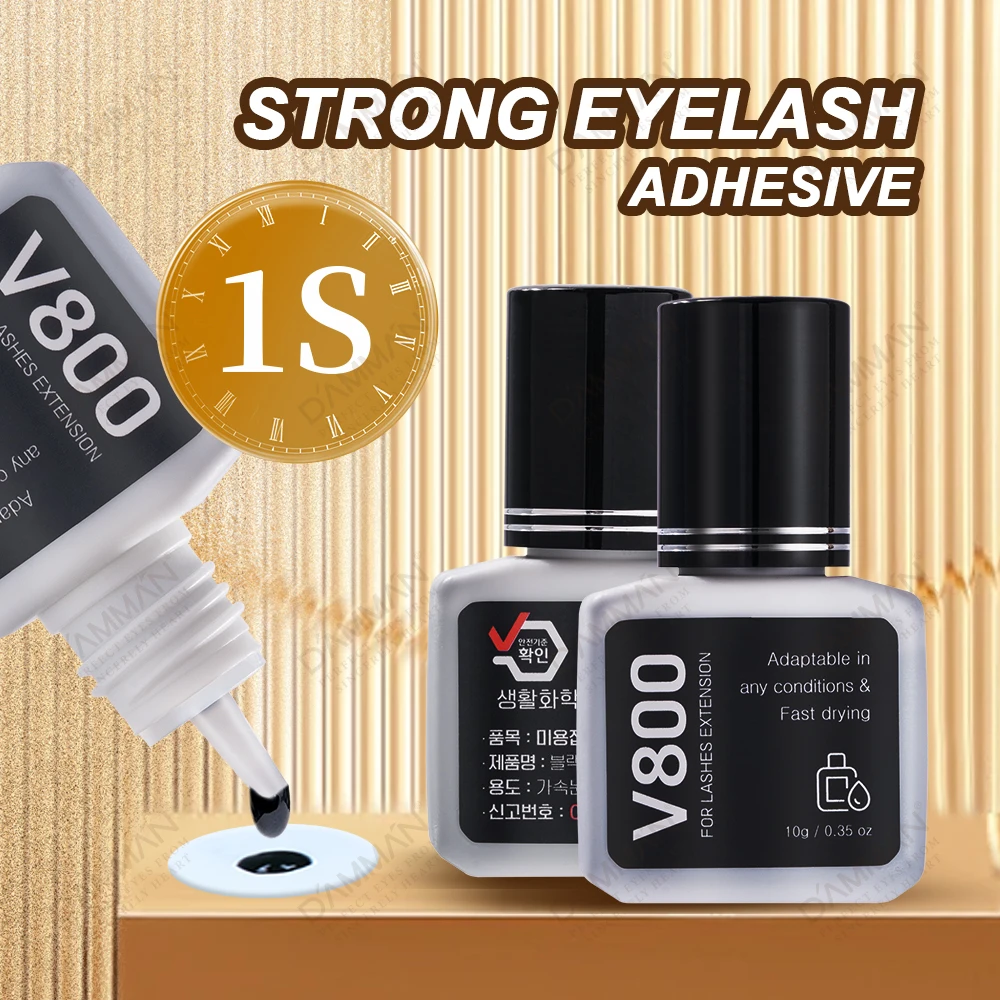 30Bottles 10ML V800 Lash Glue For Eyelashes 1Sec Quick Drying Lashes Glue Professional Eyelash Extenxions Adhesive Makeup Tools