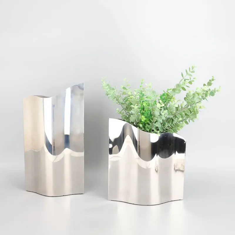 Luxury Stainless Steel Vase 4