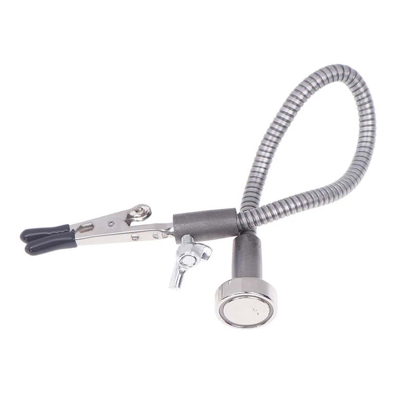 Magnetic Base PCB Board Fixing Clip Holder Soldering Station Welding Flexible Arm Solder Assistant Tool For Motherboard Repair
