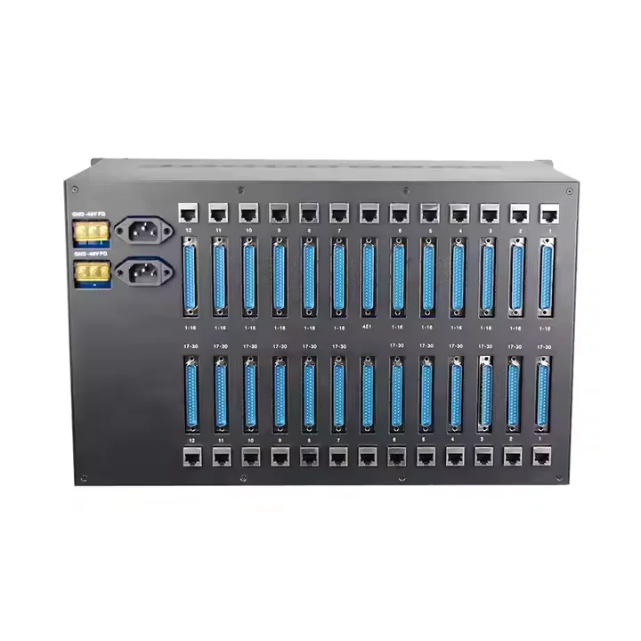 โทรศัพท์หลายบริการ 360 ช่อง PCM Multiplexer ตัวแปลงเสียงเป็นไฟเบอร์พร้อม SNMP