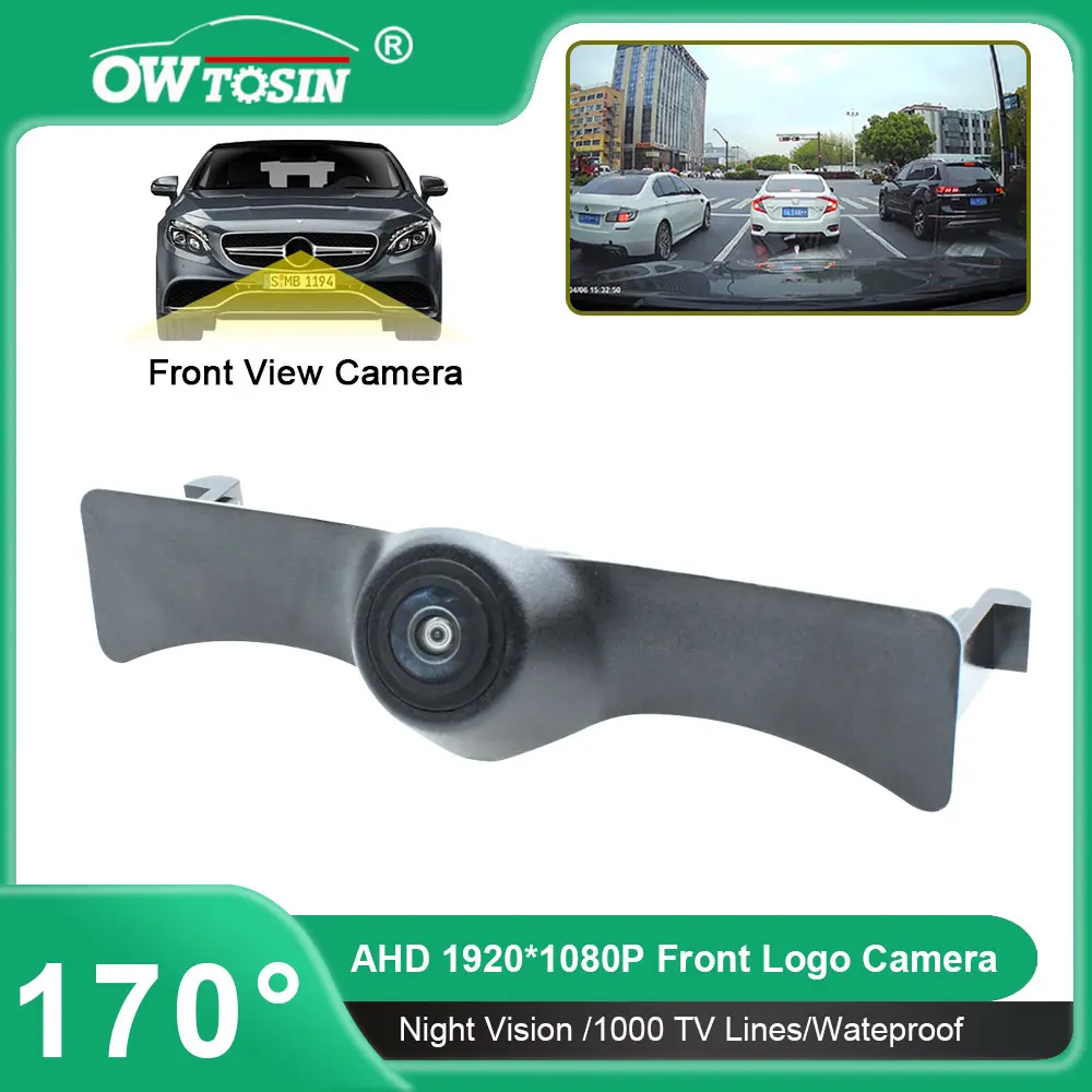 170° AHD 1080P Fisheye Lens Vehicle Car Camera For Audi A3 S3 RS3 8V Facelift 2016 2017 2018 2019 2020 Front Logo View Camera