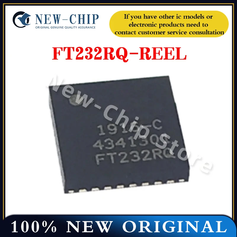 2PCS-50PCS/LOT FT232RQ  FT232RQ-REEL  QFN-32 NEW ORIGINAL