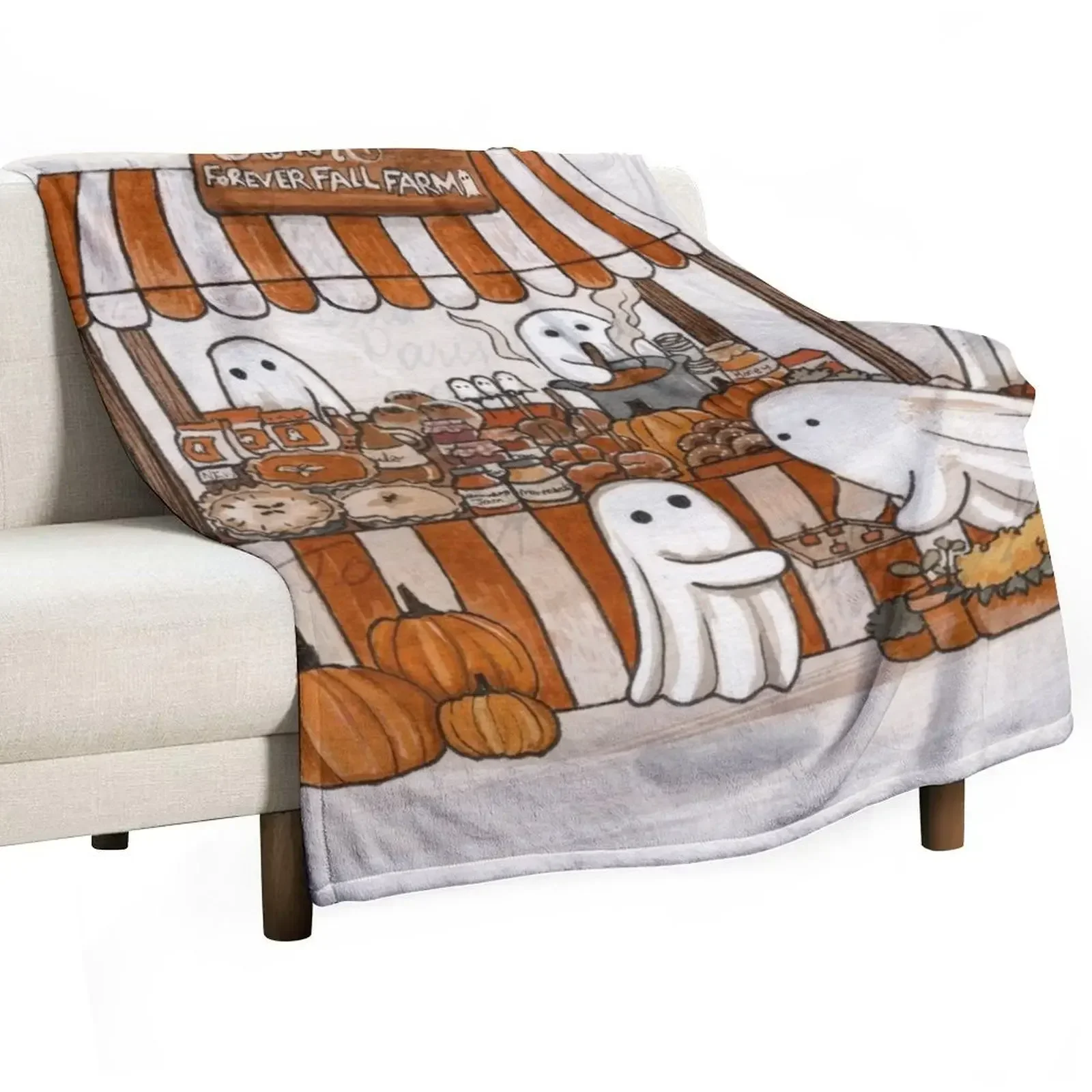 Ghost Market Throw Blanket Luxury Designer heavy to sleep Weighted Blankets