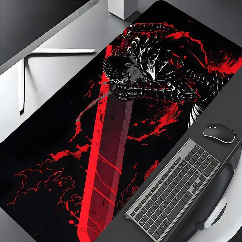 

Anime Gaming Mouse Pad, Non-Slip Rubber Base, Large Rectangular Desk Pad for Home Office Game Room