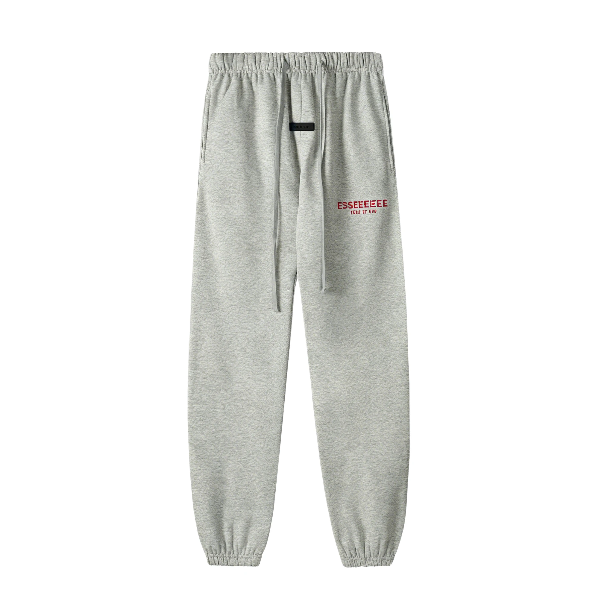 FW24 Trendy heren hooded sweatshirt set, klassiek design, logo met gebogen letter op de borst, high street couple lange broek, winterset
