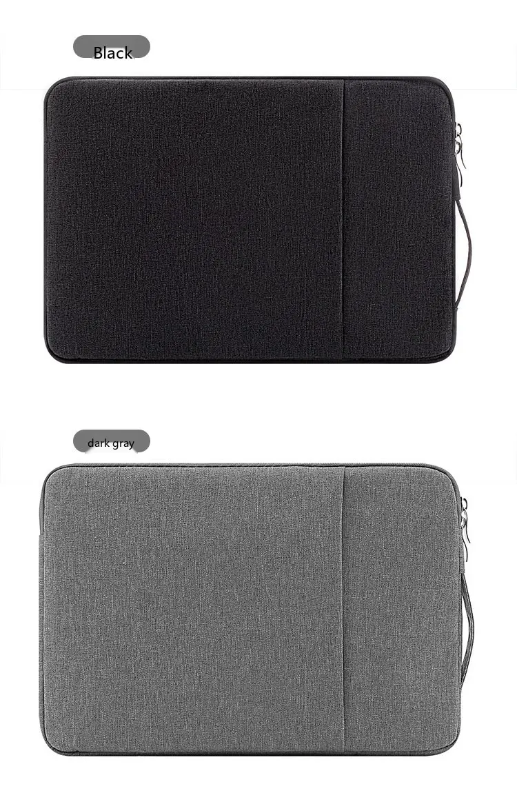 Laptop-Hülle 11-16 Zoll Oxford-Stoff Schutztasche für Notebook mit Fleecefutter – Detail 12