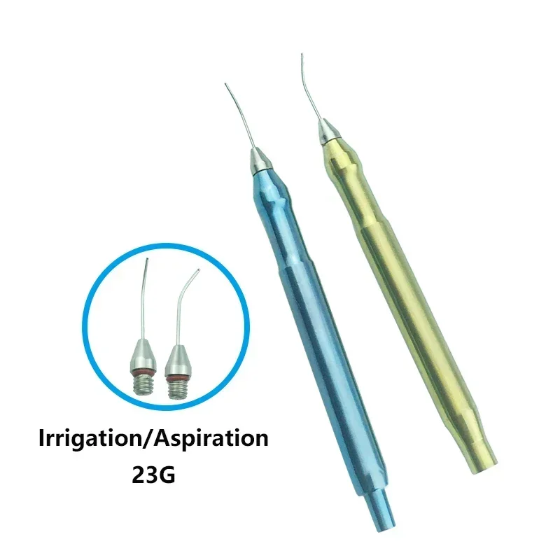 105mm Ophthalmic Instruments 23G Ophthalmic Irrigation Aspiration Handpiece Ophthalmic Surgical Instrument