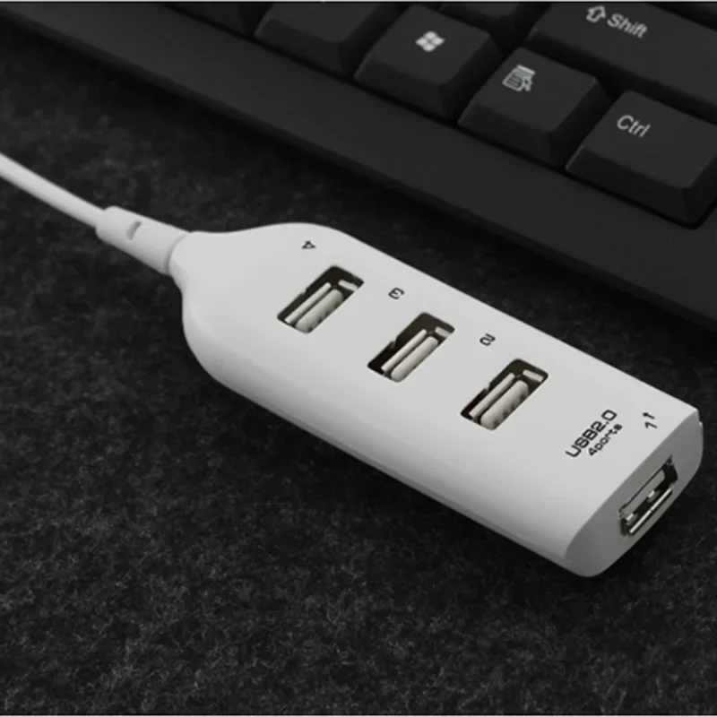 Multi USB Hub 2.0 szybki piasta Mini USB 2.0 4 porty Splitter dla PC Laptop komputer przenośny urządzenia peryferyjne akcesoria