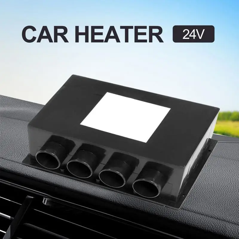 Car Heater Four Hole Vehicle Warm Fan 24V 600W Glass Defroster and Demister Portable Auto Van Heater windshield snow defroster