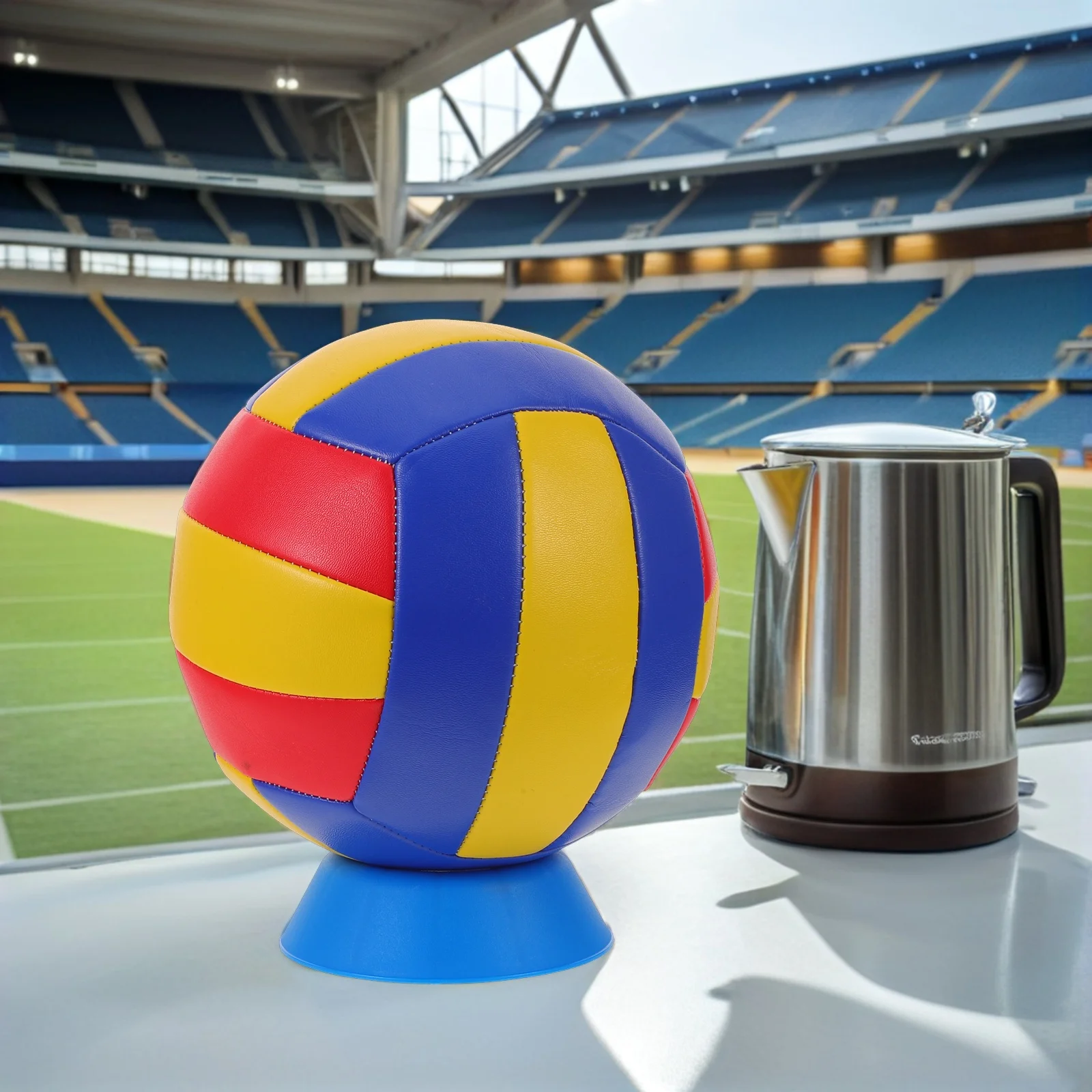 5 قطع من حامل عرض المجال البلاستيكي حامل كروي ثابت لكرة السلة وكرة القدم والكرة الطائرة وتذكارات رياضية