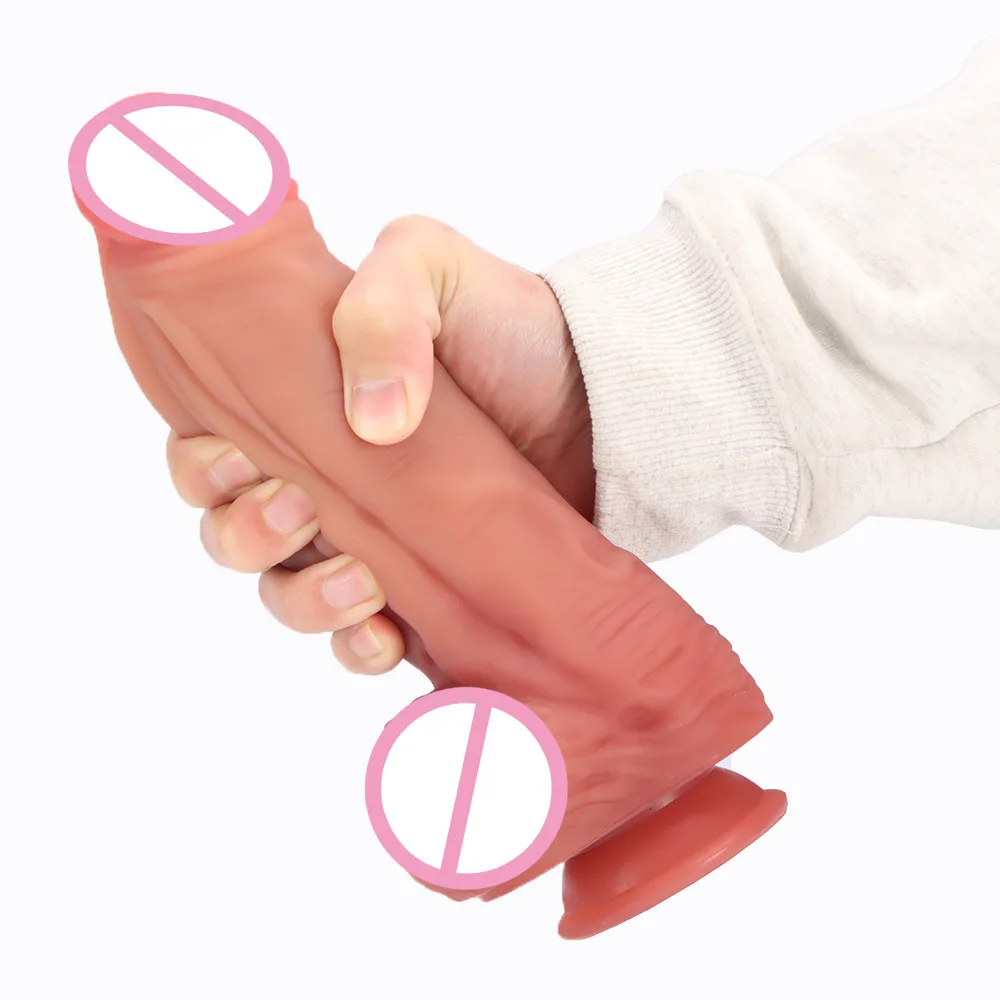 2.7inch Hot Real Skin Big Silicone Dildo Xxl  Realista Penis For Women Dick Sex Product Toys Adult Goods For Women Dildos Gay