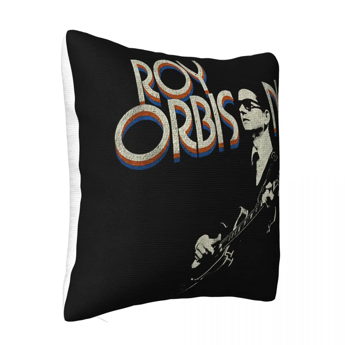 Roy Orbison Guitar And Logo Official Mens Novelty Famous Customized Hot Middle Aged Straight Pillow Case