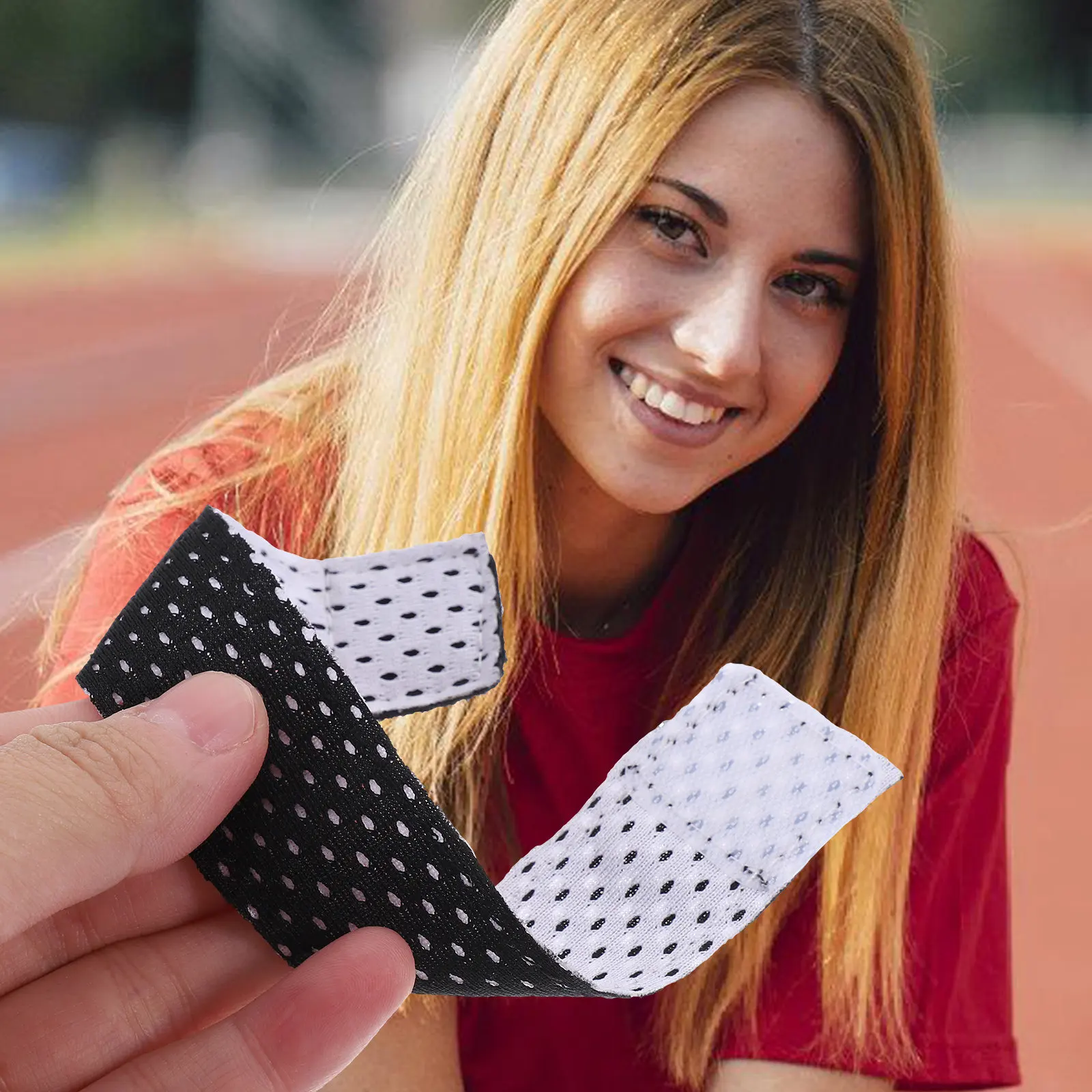 

6 шт. регулируемых эластичных фиксаторов для рукавов, противоскользящие манжеты-держатели для спортивной одежды, для бега