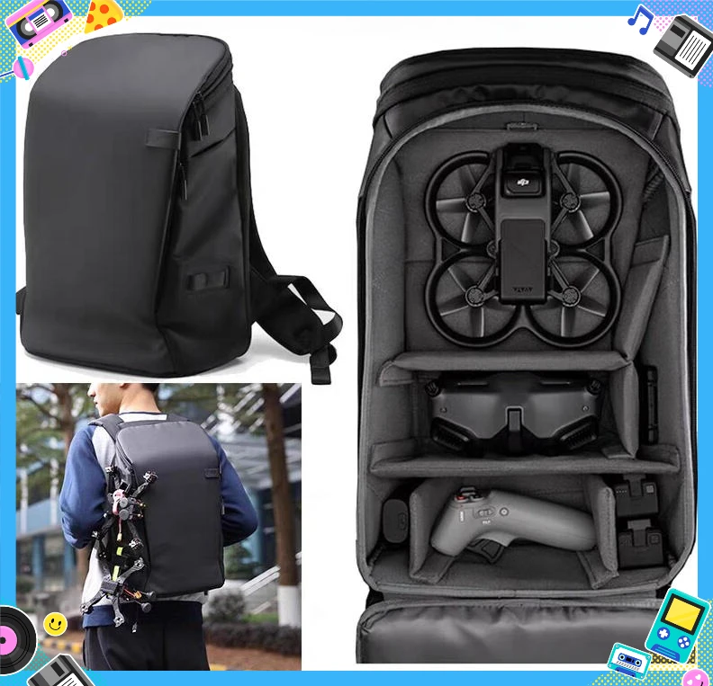 dji mavic mini backpack USA Gear Compact Drone - RC Quadcopter Drone Case Fits 4K, DJI Mini 3, AVIALOGIC, Controller & more Compact Quadcopters dimensional bag Style Shell Backpack Storage Bag for