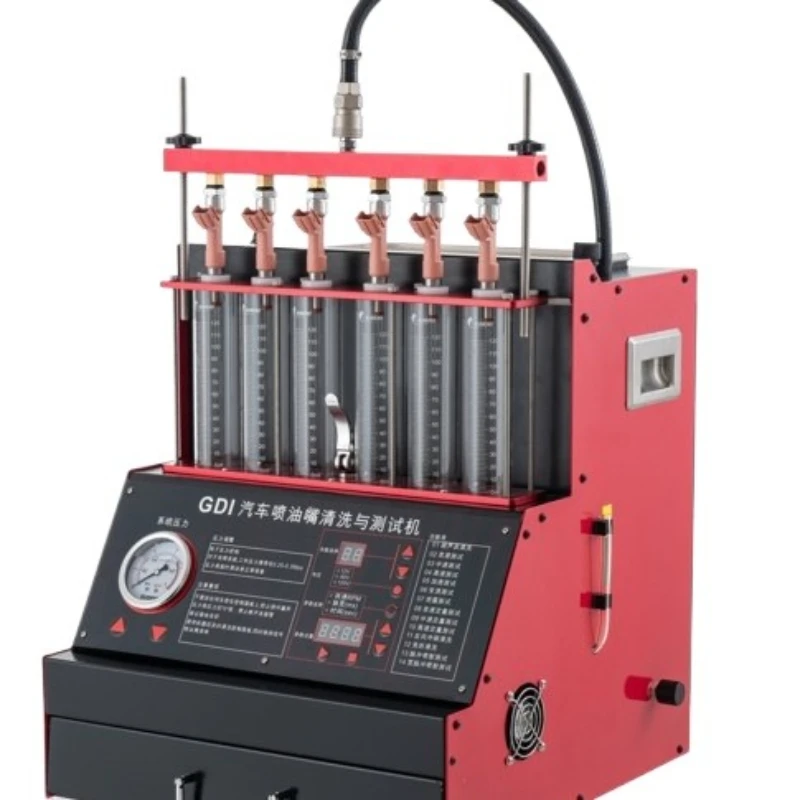 

Automobile fuel injector inspection and cleaning machine Ultrasonic, carbon deposition removal GDI direct injection