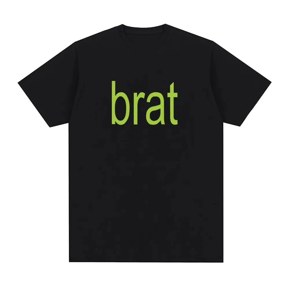 Charli Xcx with Special Guest Shygirl T-Shirts Brat Album Vintage T shirt Men/Women Clothing Aesthetic Cotton T-shirt Streetwear