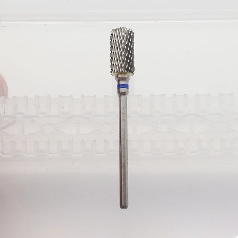 Nieuwe gezond! Carbide Nail Boren 3/32 "Reverse Chip Anti-fly Stof Slijpkop Gebruik voor Gel Tandheelkundige Burs