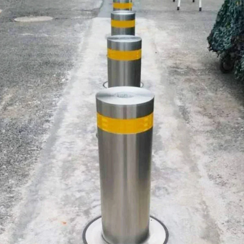 

Supplier 304 316 Stainless Steel Rising Bollard Automatic Lifting Price Remote Control Parking Outdoor Hydraulic Bollards Hot sa