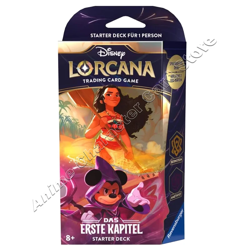 Original Disney Cards Lorcana TCG English Edition Trading Card Game Illumineer\'s Trove Box Children Birthday Christmas Gifts