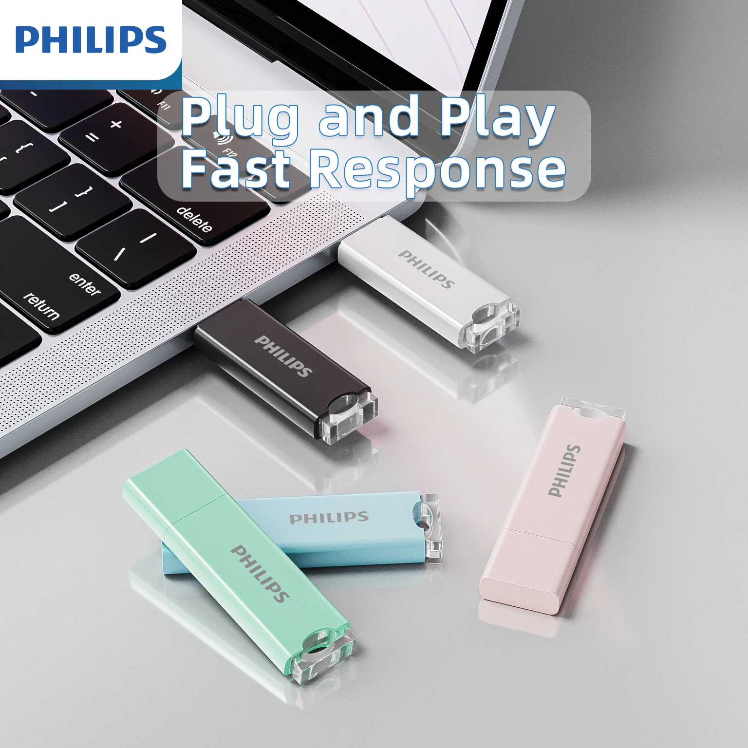 PHILIPS-Cl usb 2.0 haute vitesse, support  mmoire de 8gb 16gb 32gb 64gb, lecteur flash, stockage externe