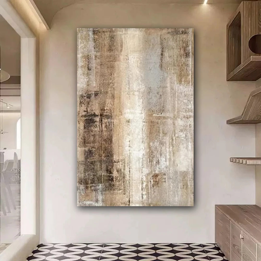 اليد اللوحة قماش جدار الفن الرجعية الفن تصميم سميكة النفط الملمس قماش اللوحة مجردة رسمت باليد النفط اللوحة ديكور المنزل