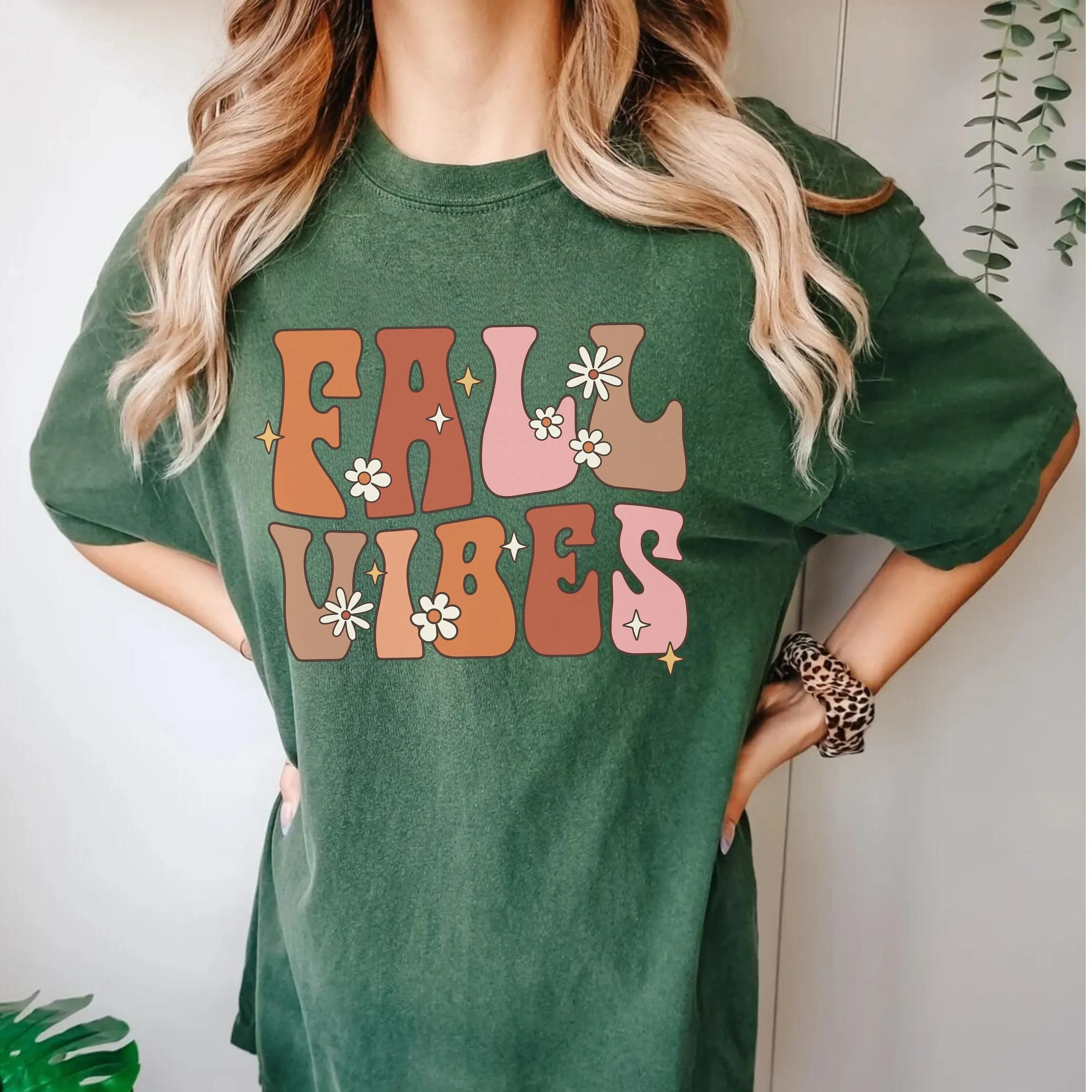 Fall Vibes Retro T Shirt Perfect For Teachers And Autumn Lovers Of Vintage Inspired Style