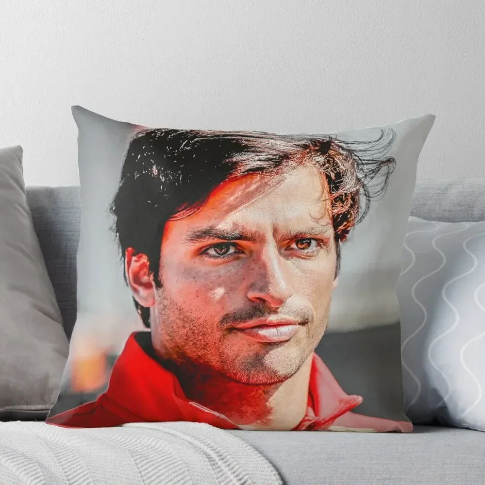 Carlos Sainz Throw Pillow Couch Cushions Sofa Covers pillow