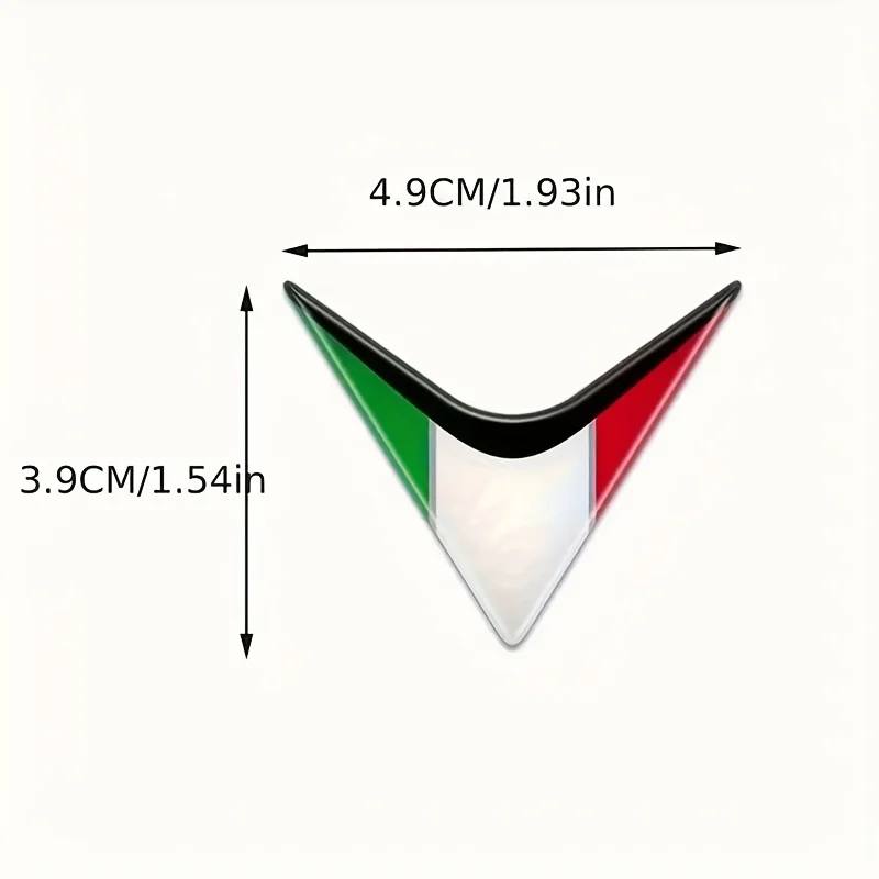 Italy Flag Limited Edition Racing Sport Decals Italia Flag Emblems AccessoriesBadge Fender Decal Design For Motorcycle Car