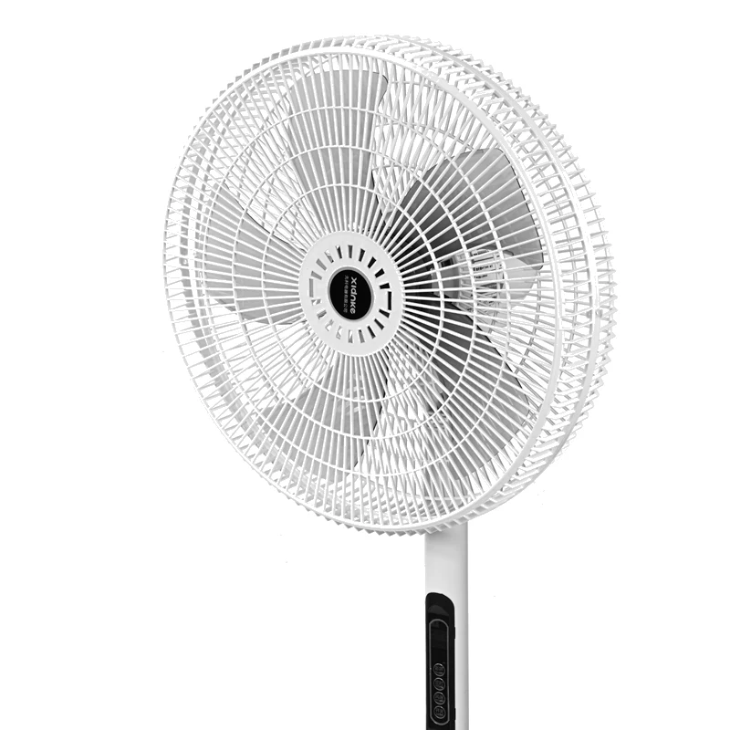 

16-Inch Electric Floor Fan with Remote Control Timed Function and Silent Shaking Head for Home Office and Outdoor Use