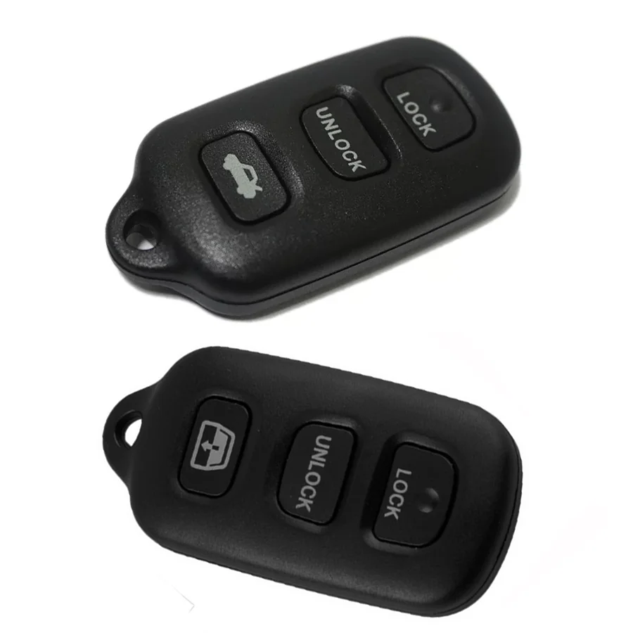 

Wooeight 1x Car Remote Keyless Car Key Shell Case Fob 3 Buttons Replacement For Toyota Avalon Lexus LS400 ES300 SC300 SC3400